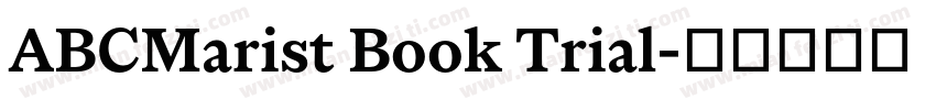 ABCMarist Book Trial字体转换